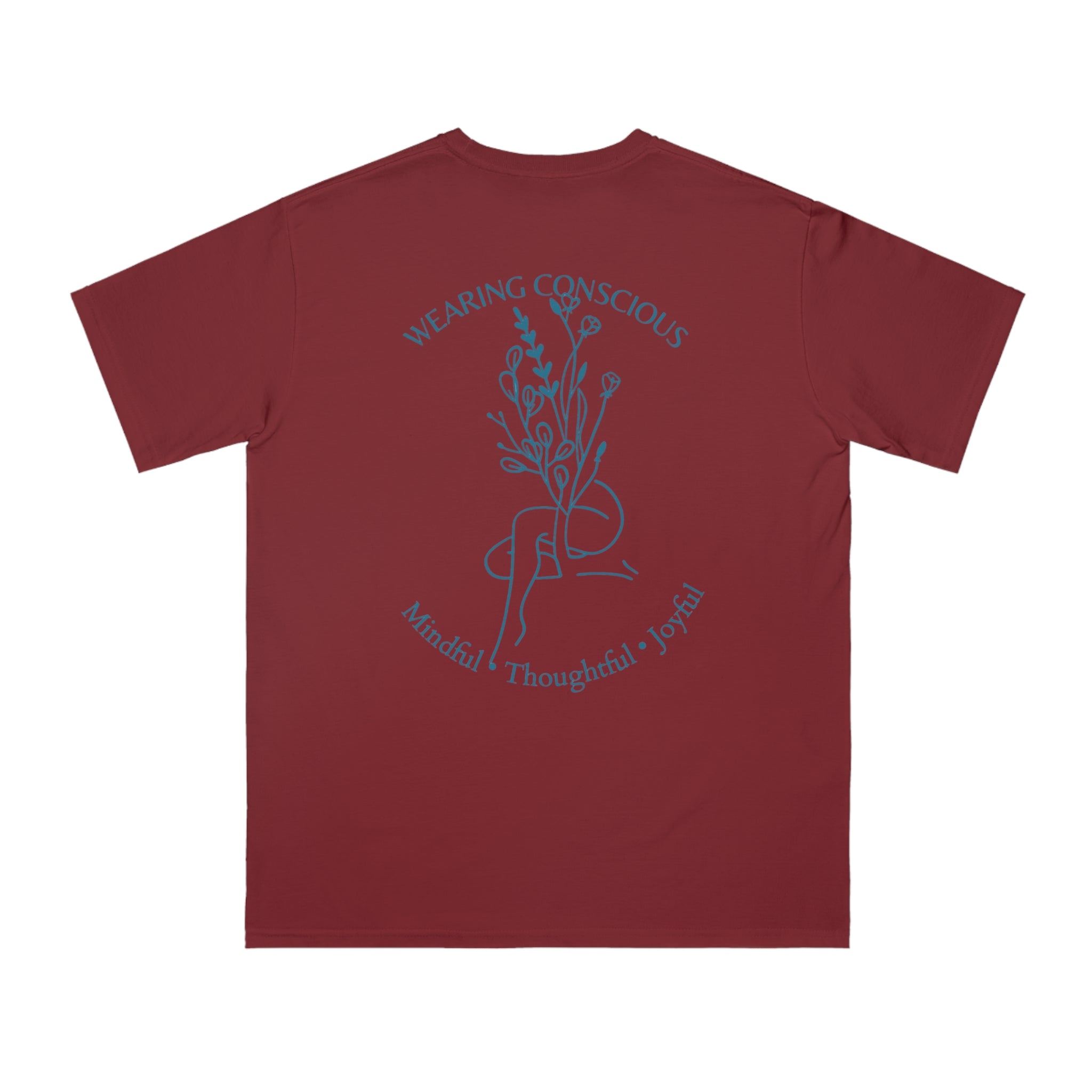Mindful Thoughtful Joyful Organic Unisex T-Shirt