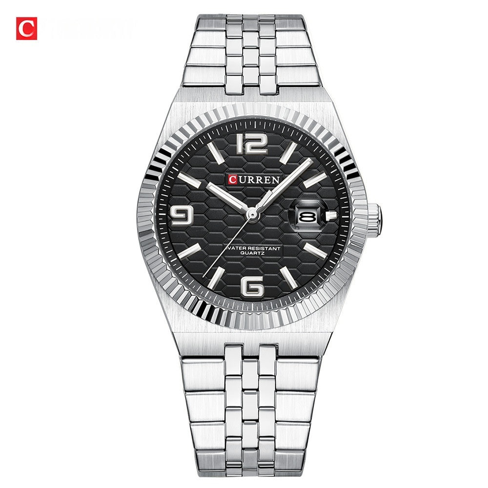 Round Dial Business Mens Watch