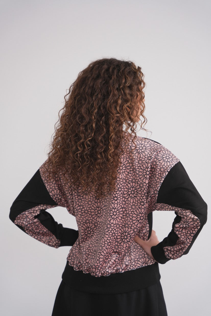 Velour Back Animal Print