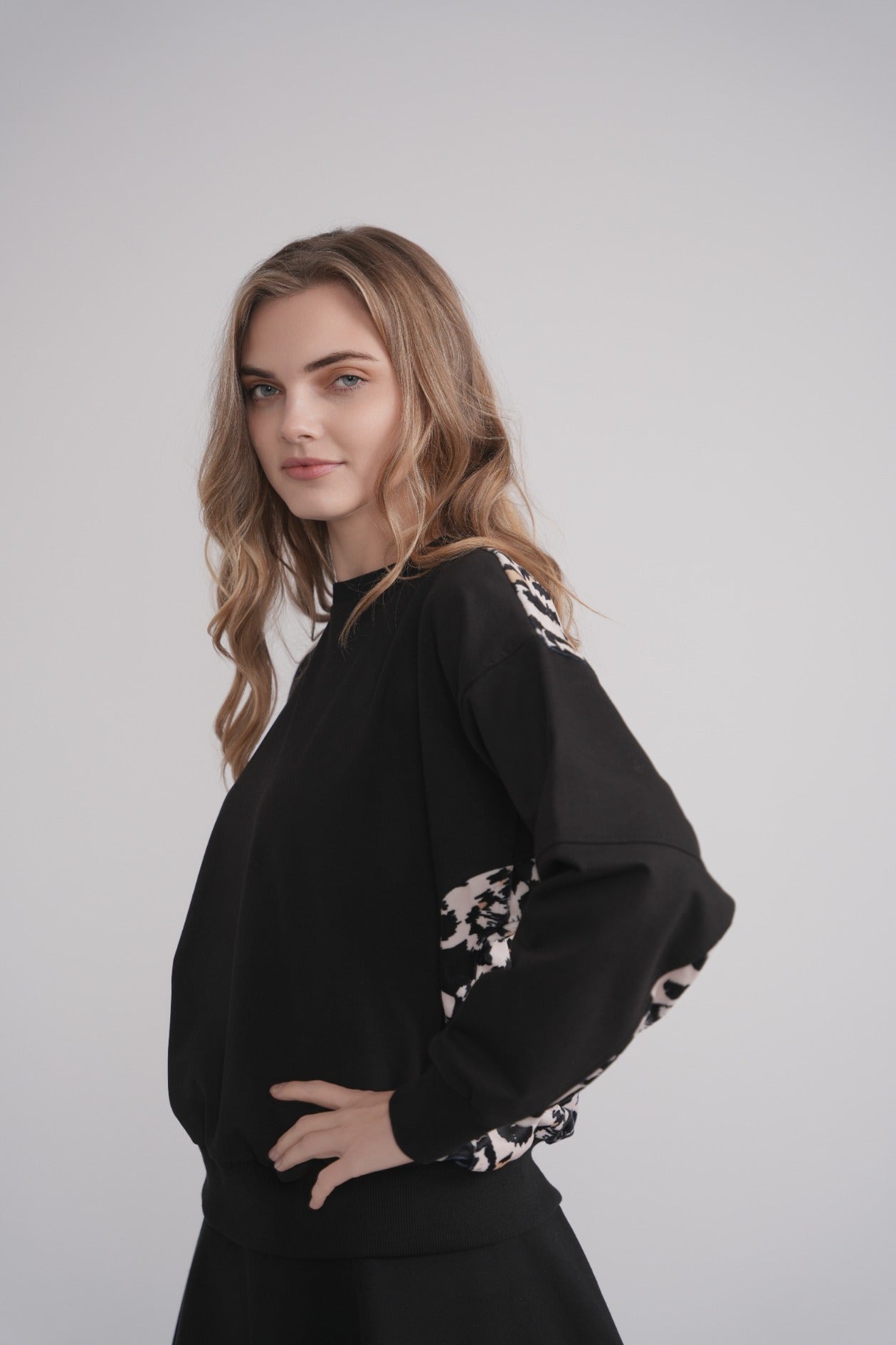 Velour Back Animal Print