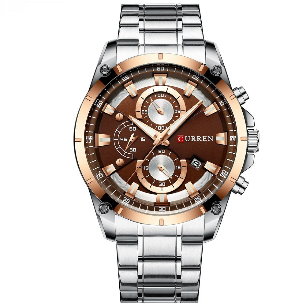 Fashionable Mens Waterproof Business Watch