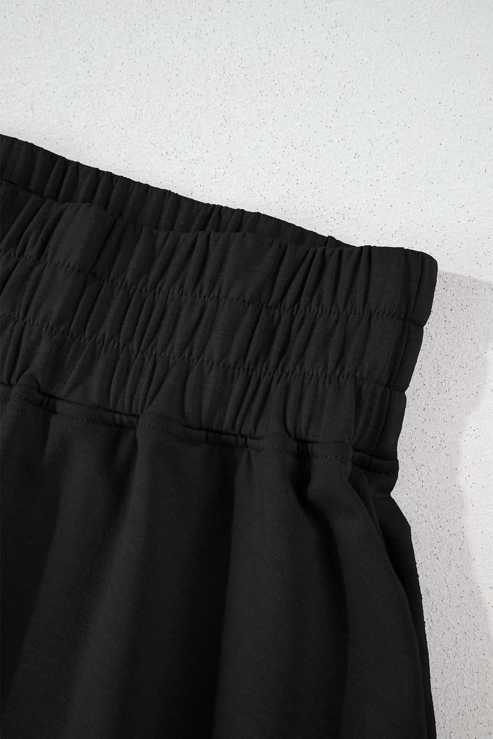 Solid Cropped Tee &amp; Ruffle High Waist Skort Set