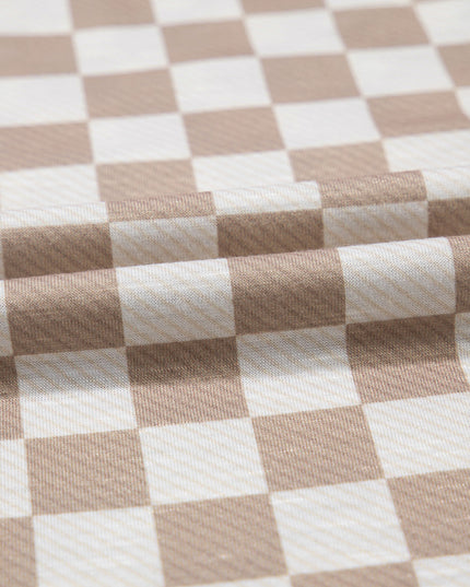 Checker T-Shirt & High Waist Skort Set