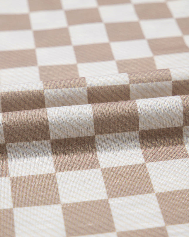 Checker T-Shirt & High Waist Skort Set