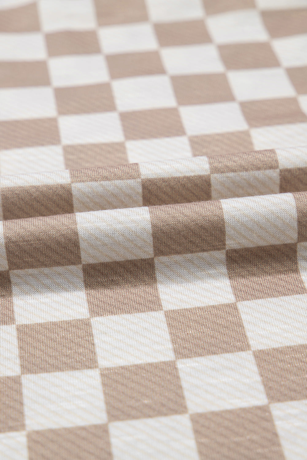 Checker T-Shirt &amp; High Waist Skort Set
