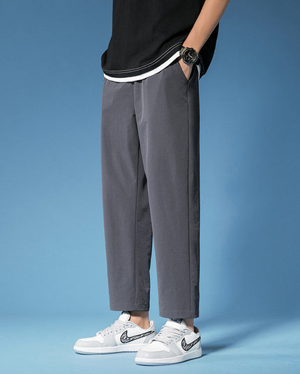 Mens Fashion Casual Solid Color Pants