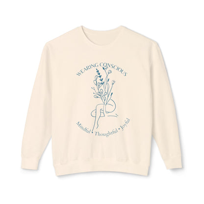 Spring Mindfulness Crewneck Sweatshirt - Joyous and Conscious Design