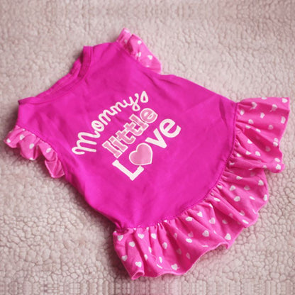 Small Dog Summer Dresses Vest Top Clothes Puppy Pet Dress Skirt Coat Apparel Pets Cats Dog Shirts Girl