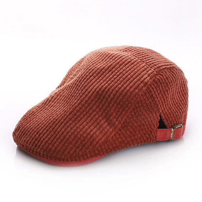 Beret Hat Girl Corduroy Hat Baby Warm Hat