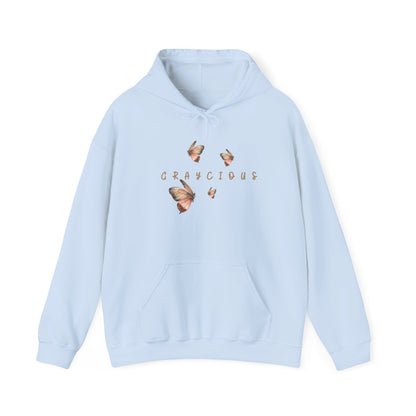 Butterfly Graphic Unisex Hoodie, Cozy Sweatshirt for Nature Lovers, Perfect Gift for Her, Birthday, Casual Wear, Spring Fashion