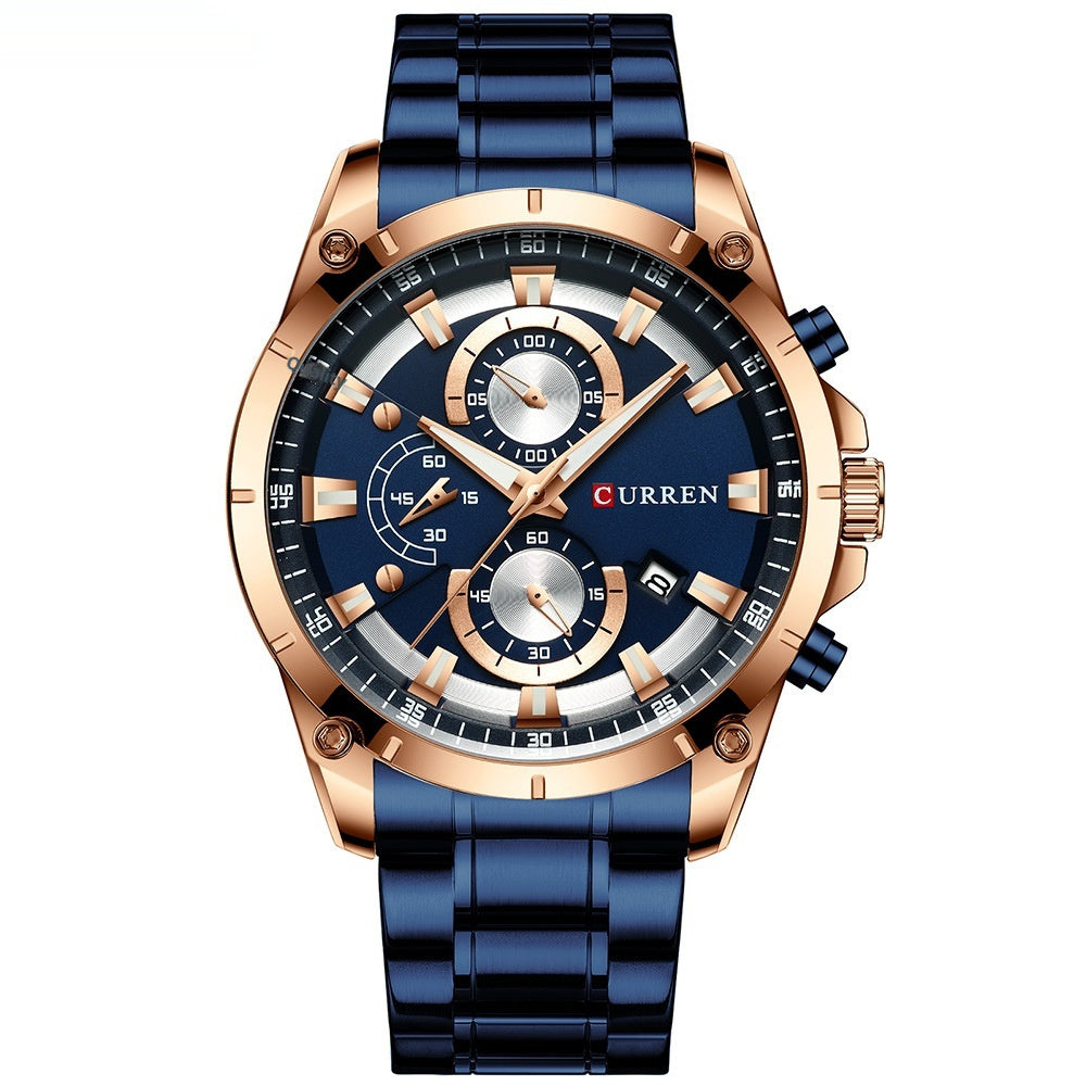 Fashionable Mens Waterproof Business Watch