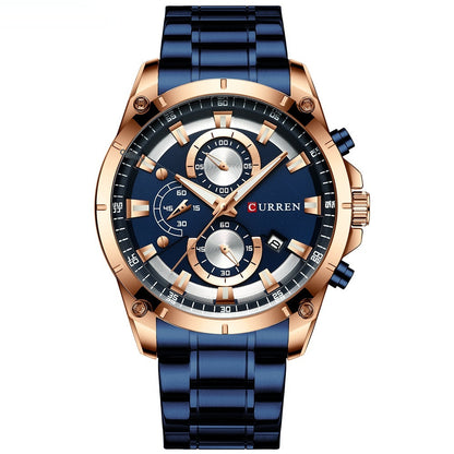 Fashionable Mens Waterproof Business Watch
