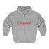 Grayntastic Zip Hoodie for Trendsetters, Cozy Unisex Sweatshirt, Holiday Gift, Casual Wear, Comfortable Layering Piece
