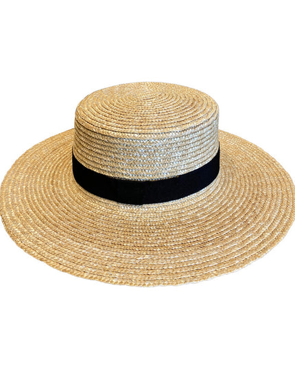 Woven Raffia Straw Hat Female Sunscreen Sunshade