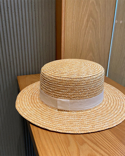Woven Raffia Straw Hat Female Sunscreen Sunshade