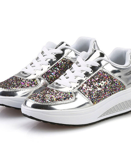 Sequin women's sneakers