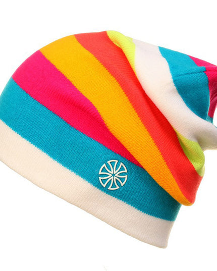 Cycling Skating Hat Ski Hat Rainbow Hat