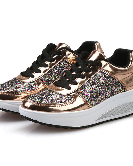 Sequin women's sneakers