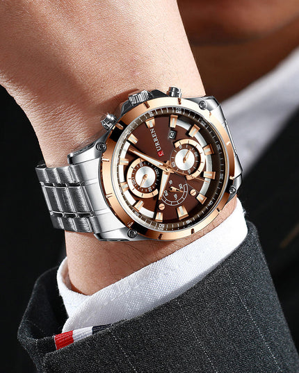 Fashionable Mens Waterproof Business Watch