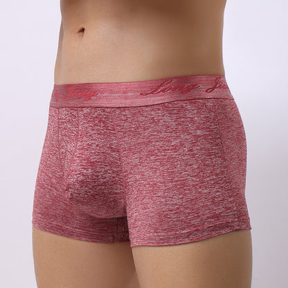 Boxer Shorts Mid Waist Trendy Young Men Boxer
