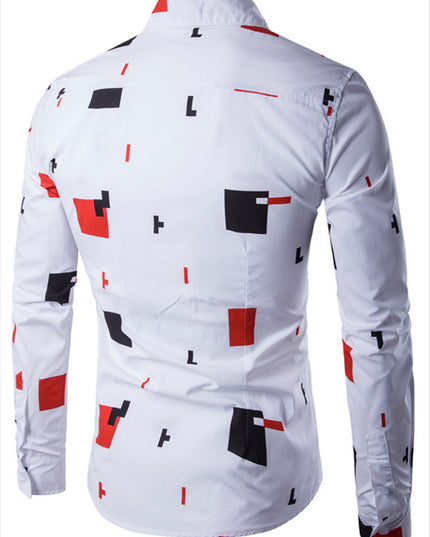 Mens Casual Long Sleeve Shirt