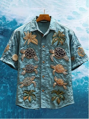 Mens Versatile Trendy Casual Shirt