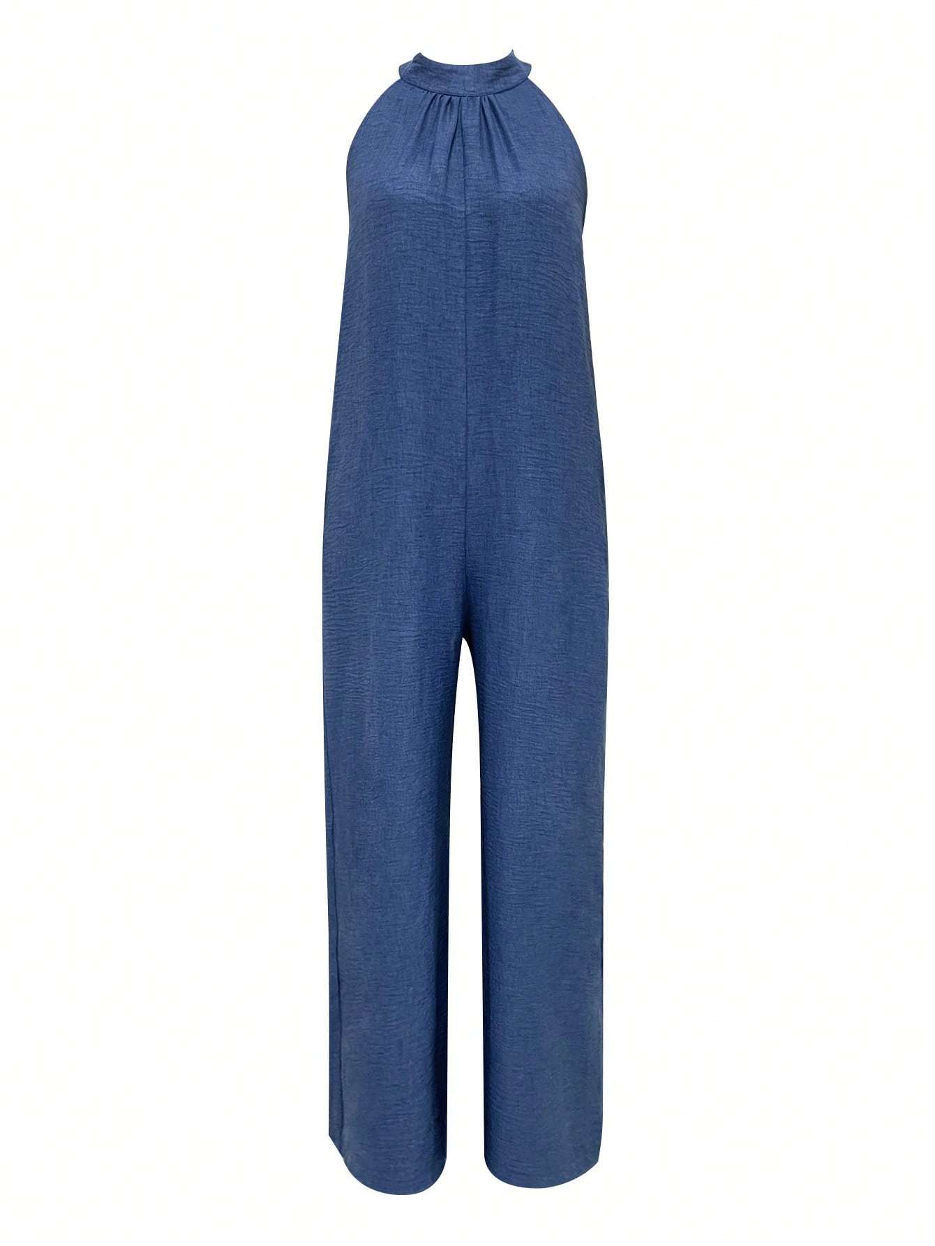 Sleeveless Halter Ruffled Young Women&