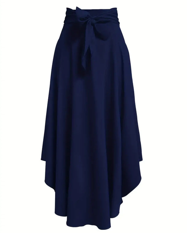 Casual Women's Midi Skirt Ruffled Skirt