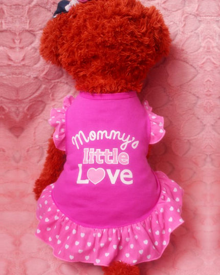 Small Dog Summer Dresses Vest Top Clothes Puppy Pet Dress Skirt Coat Apparel Pets Cats Dog Shirts Girl