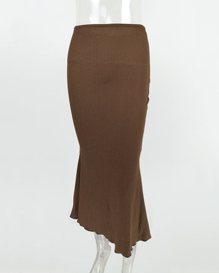 Elegant Sheath Mermaid Skirt Midi Skirt