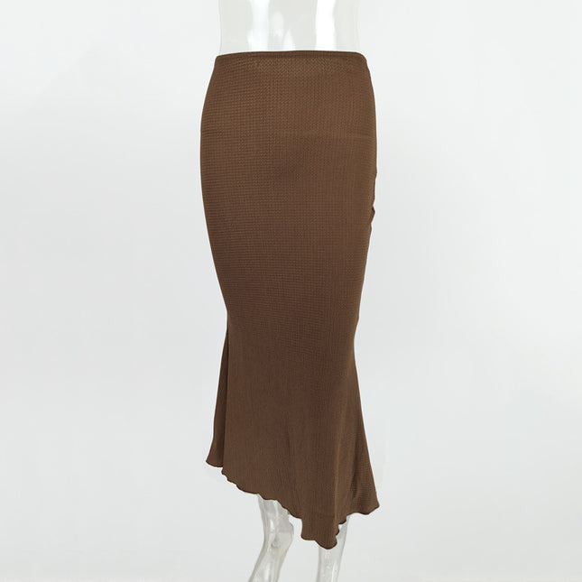 Elegant Sheath Mermaid Skirt Midi Skirt