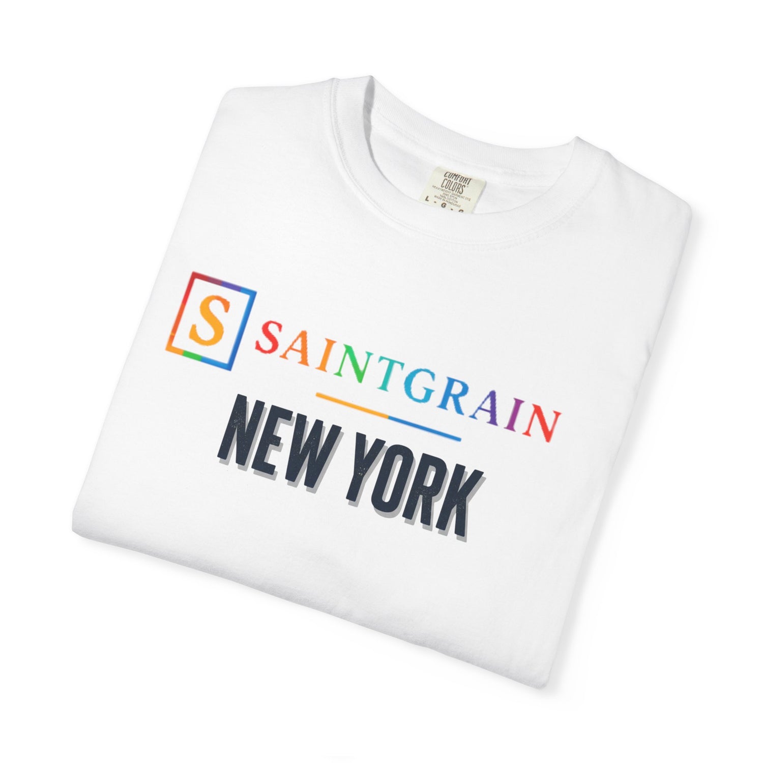 Saintgrain New York T-Shirt — Retro Logo City Tee