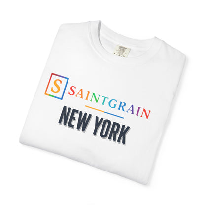 Saintgrain New York T-Shirt — Retro Logo City Tee