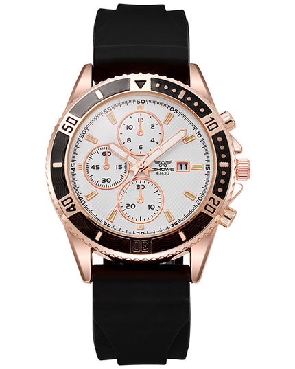 Mens Luminous Calendar Quartz Watch