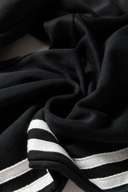 Varsity Stripe Crewneck Pullover &amp; Sweatpants Set