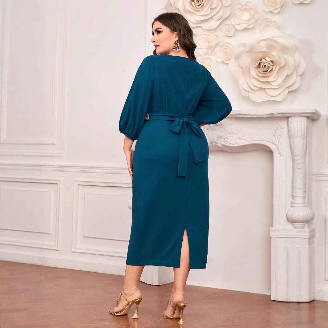 Elegant Graceful Long Dress Women&