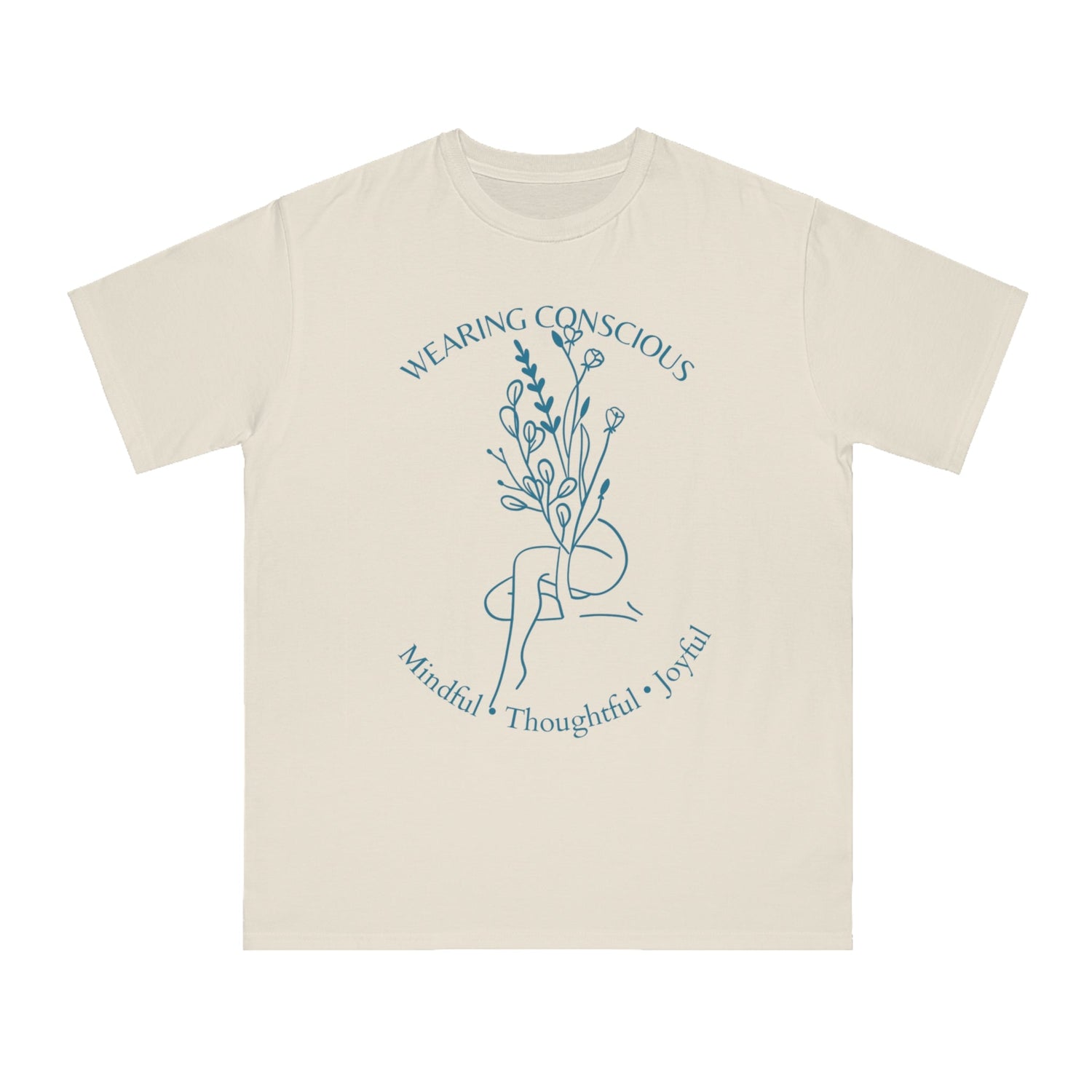 Mindful Thoughtful Joyful Organic Unisex T-Shirt