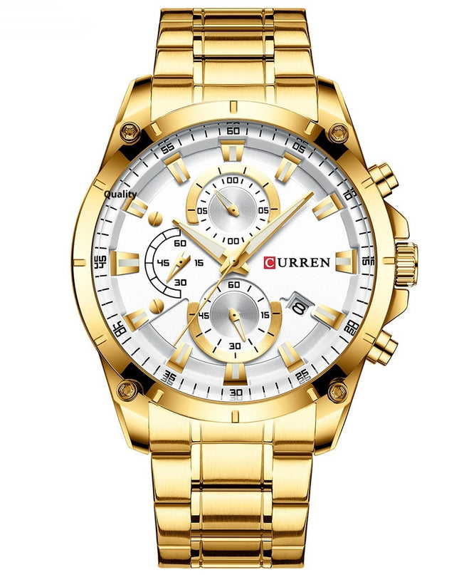 Fashionable Mens Waterproof Business Watch