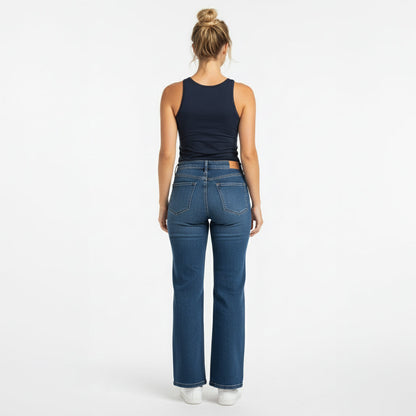 Alexa Navy Scoop Neck Tank