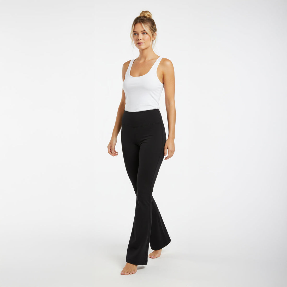 Alexa White Scoop Neck Tank