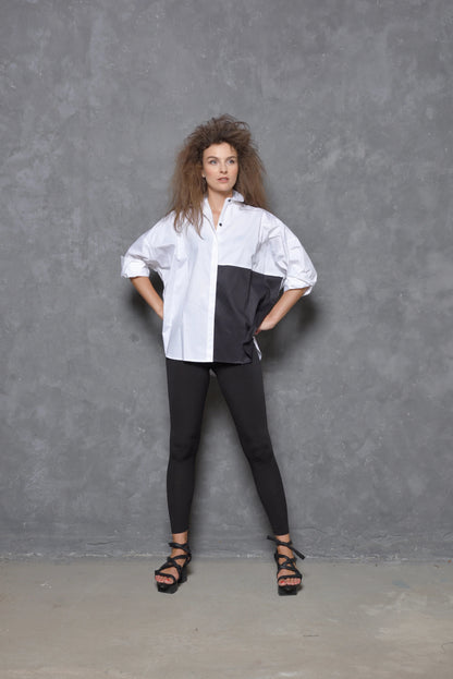 2 Tone Boxy Shirt