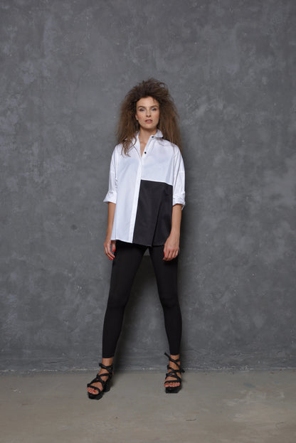 2 Tone Boxy Shirt