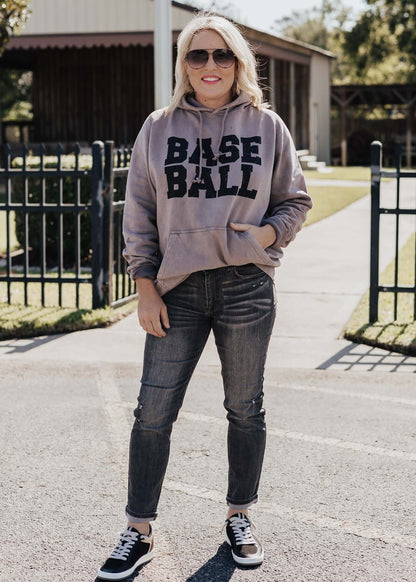 Baseball Vintage Raglan Hoodie