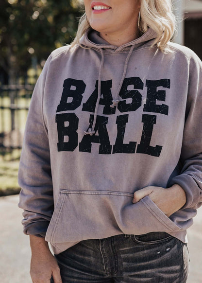 Baseball Vintage Raglan Hoodie