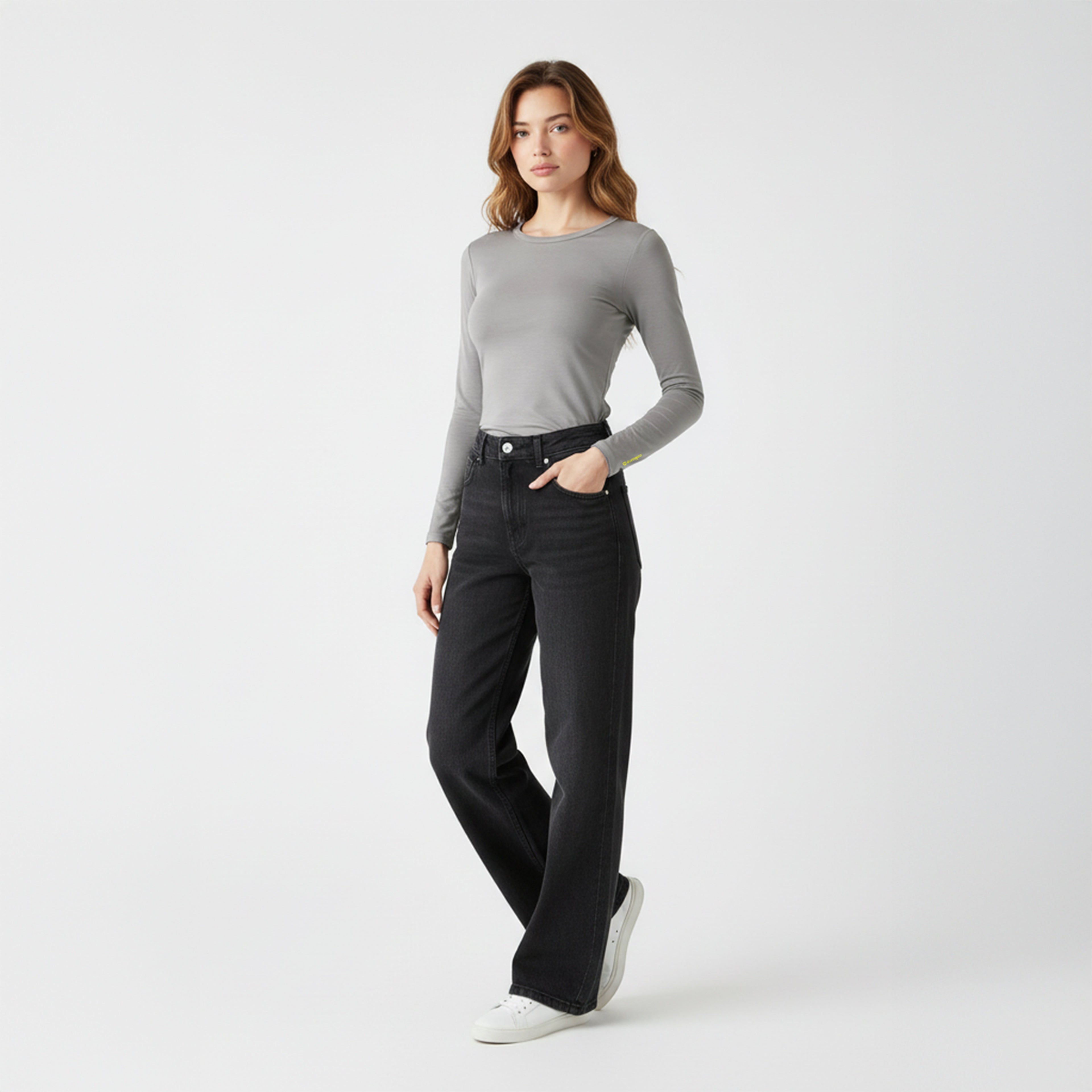 Drew Grey Long Sleeve Crew