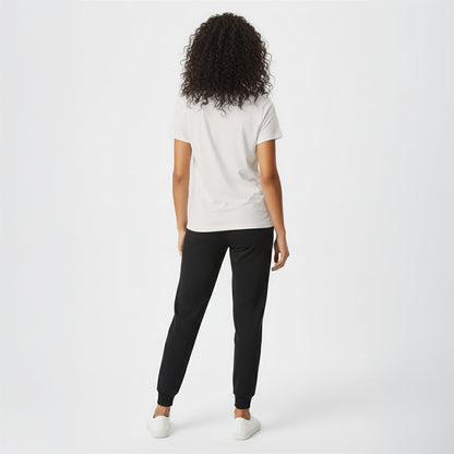 Kenzi White Short Sleeve Crew