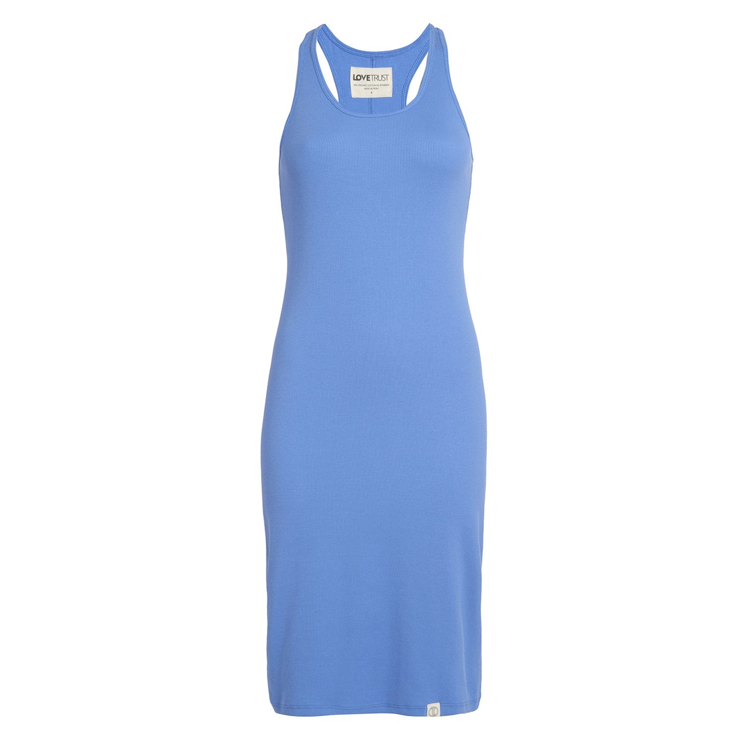 Pima Rib Knit L&amp;L Racerback Dress