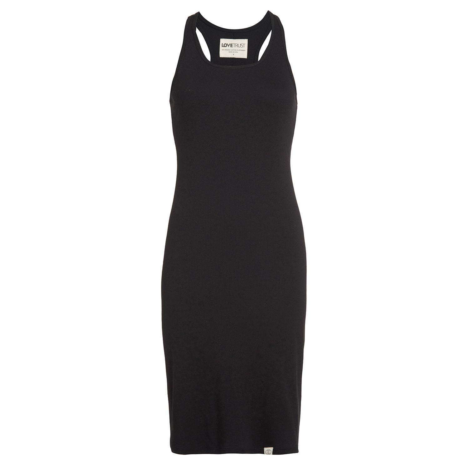 Pima Rib Knit L&amp;L Racerback Dress