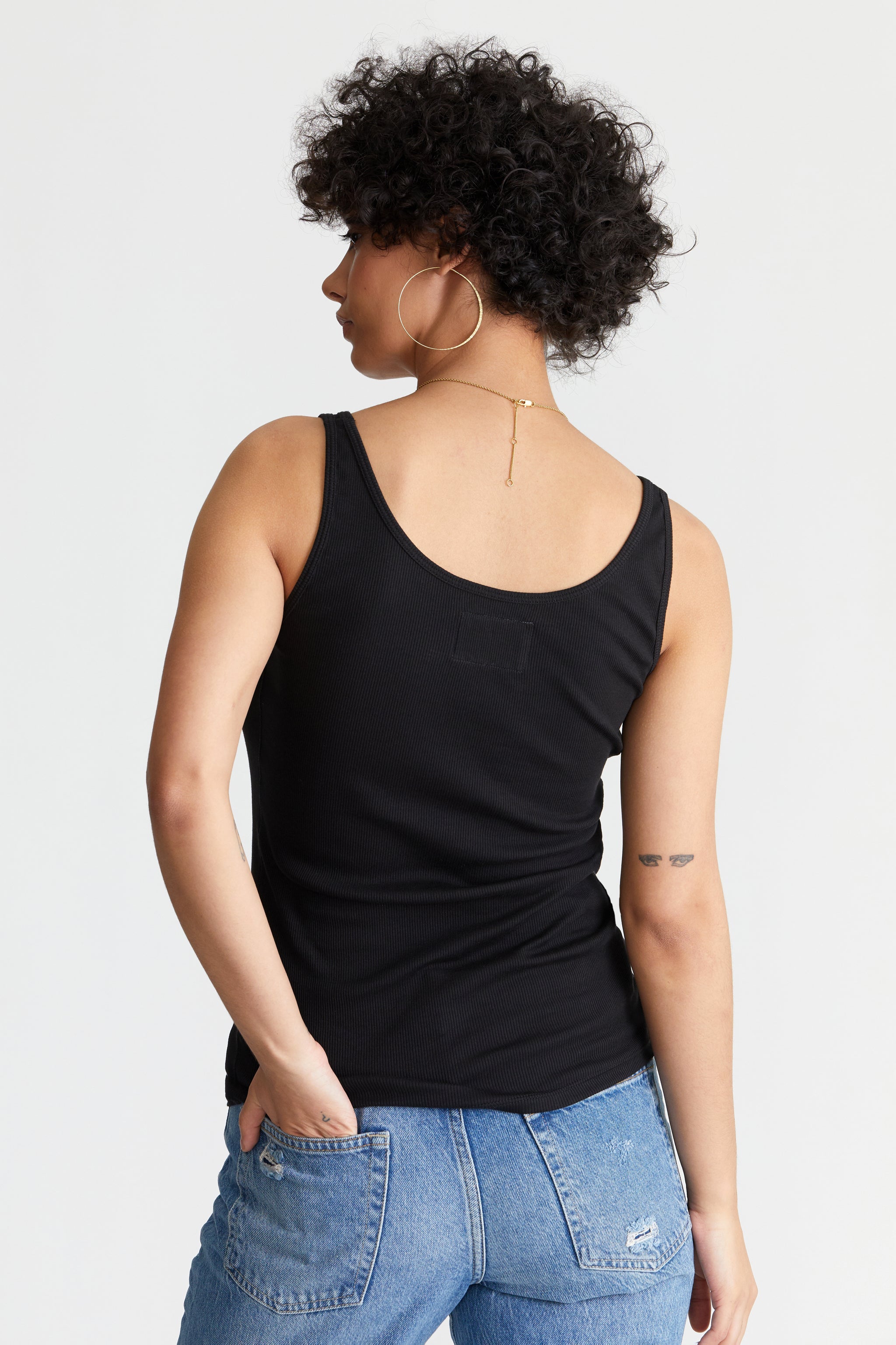 Pima Rib Knit L&amp;L Tank
