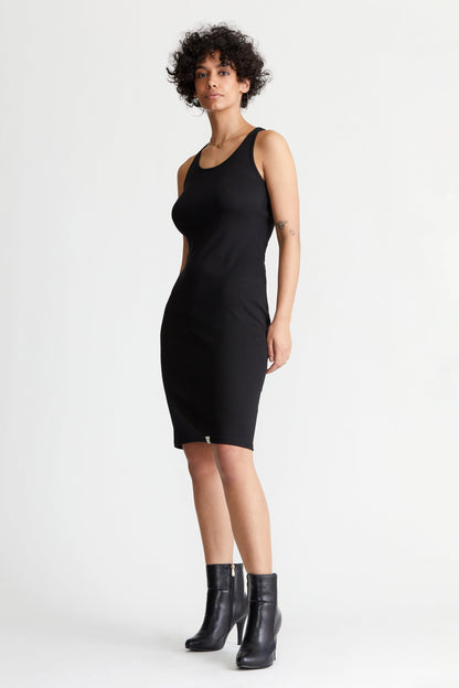 Pima Rib Knit L&amp;L Racerback Dress